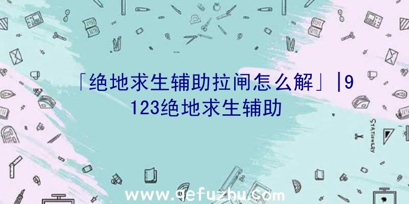 「绝地求生辅助拉闸怎么解」|9123绝地求生辅助